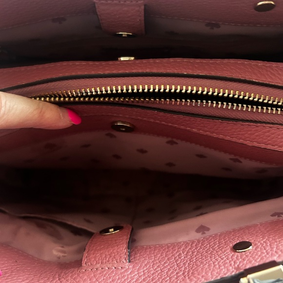 Kate Spade Leila pomegranat large wallet purse set pebbled leather - Picture 6 of 15